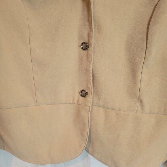 Miller Stockman Vintage Western Blazer Women's Medium M Tan Cowgirl Ranch USA - Picture 4 of 13